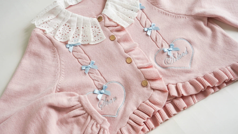 (BFM)Dark Star Island~Sugar Frost~Sweet Lolita Cardigan Knit Embroidered Sweater