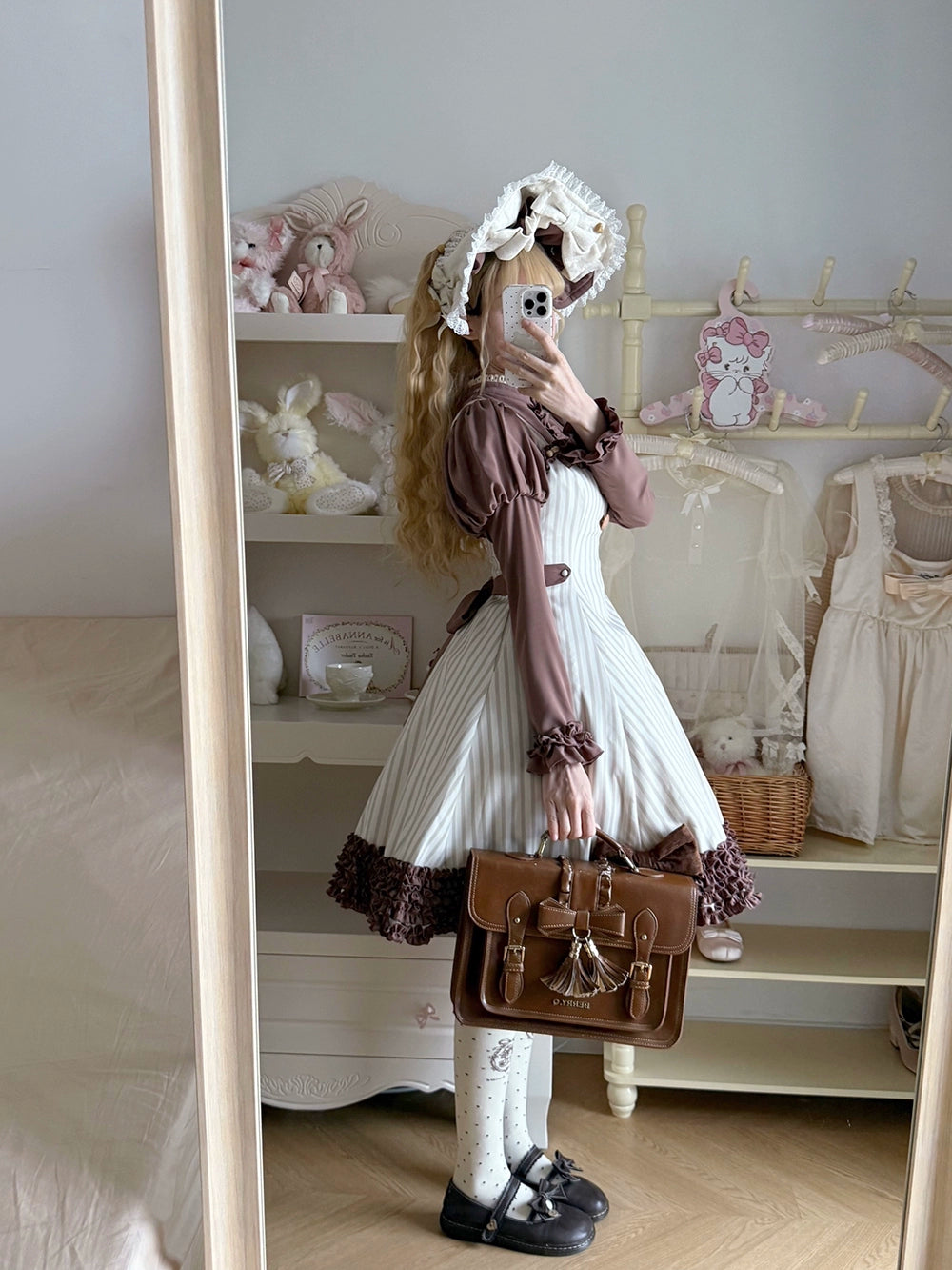 Miss Point - Classic Lolita JSK Customized Stripe Lolita Dress 40842:681024