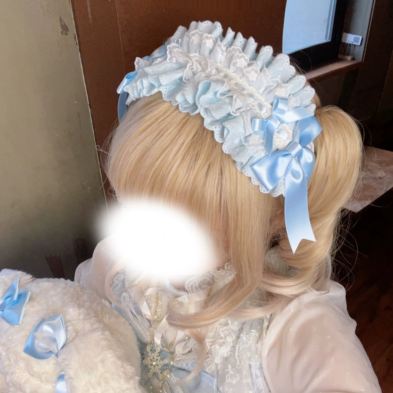 Cheese Cat - Sweet Lolita Headband Ribbon Bow Headbands