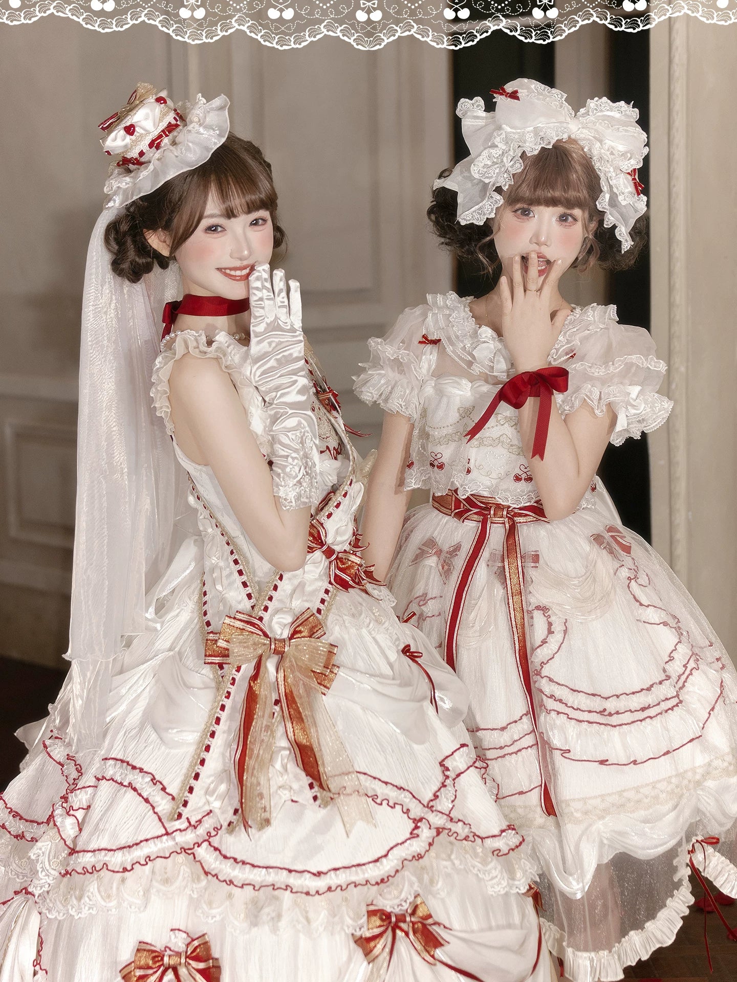 Cherry Cake - Sweet Lolita Accessories Set 44360:805926