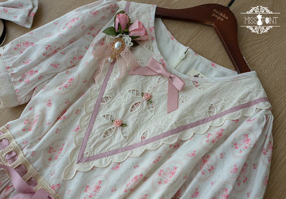 (Buyforme)Miss Point~Happy Summer Elegant Lolita Floral OP Dress 17704:244844