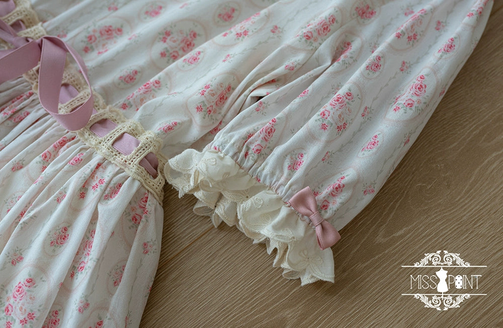 Miss Point~Customized Elegant Lolita OP Dress Cute Daily Girl Short Lolita Dress 35670:519630