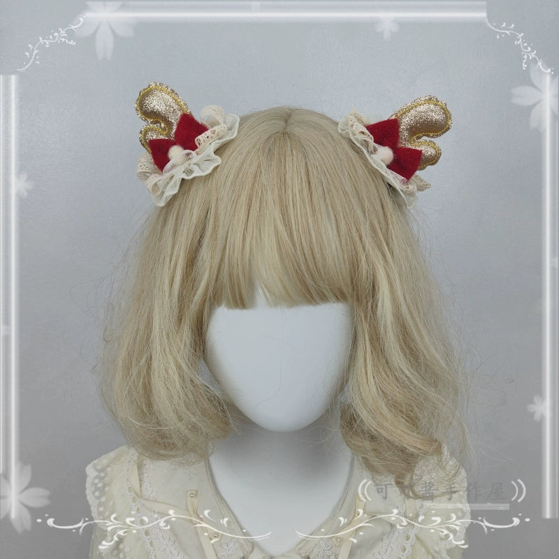 Cocoa Jam - Christmas Sweet Lolita Headdress, Antler Shaped Design (Trumpet) 43918:789861