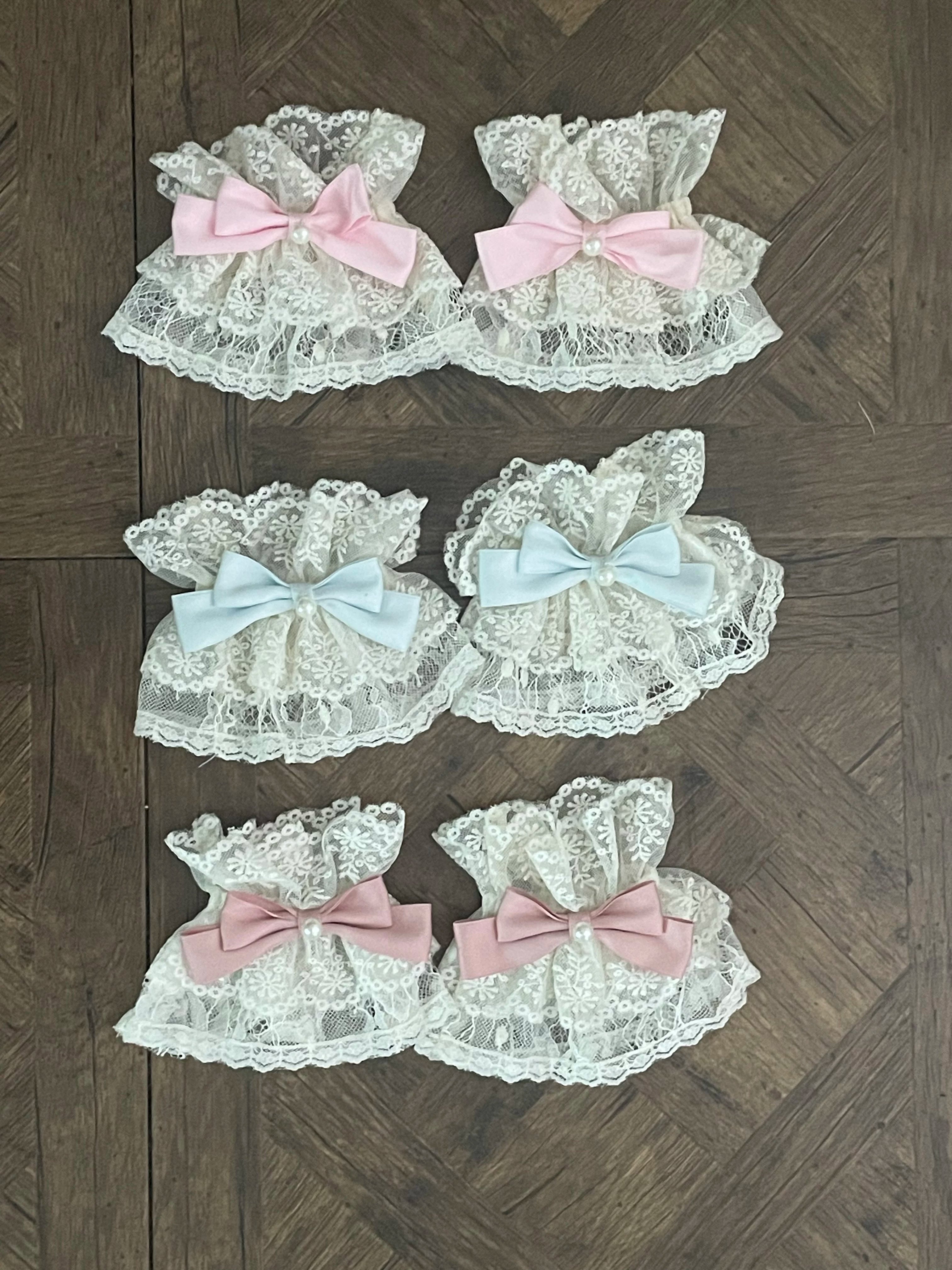 Garden Encounter of Three Springs - Cotton Old School Lolita Floral Print OP, Lace Back Opening (M) / L M S XL) 45674:858621