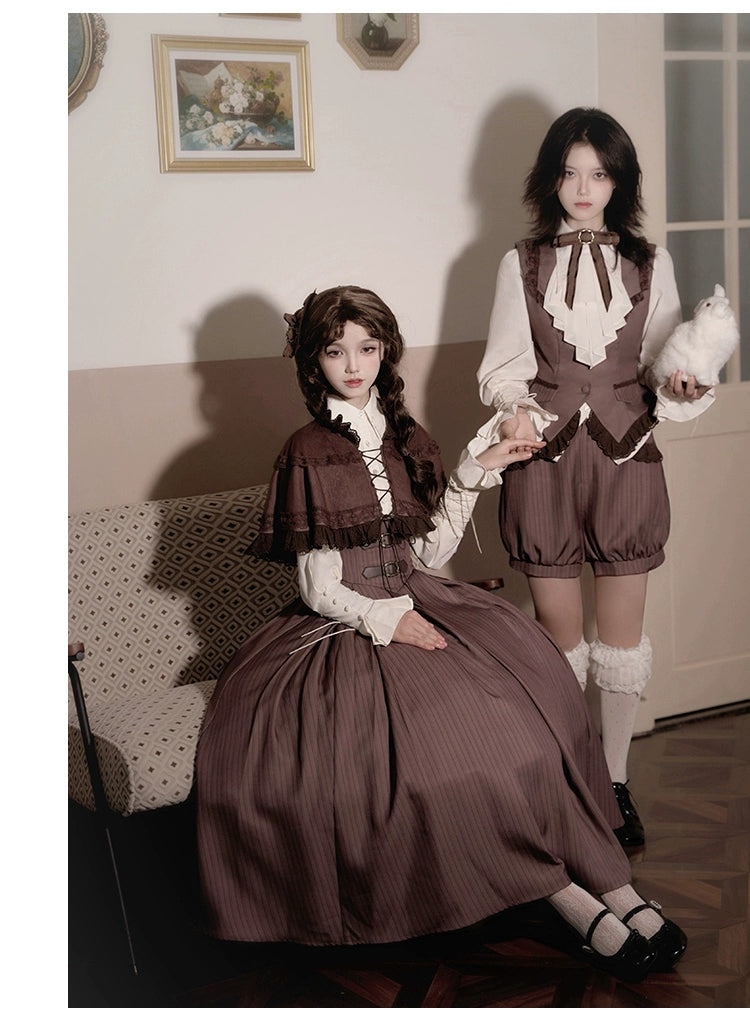 With PUJI~Ouji Lolita Shirt Bust-supporting JSK Dress 40000:647796