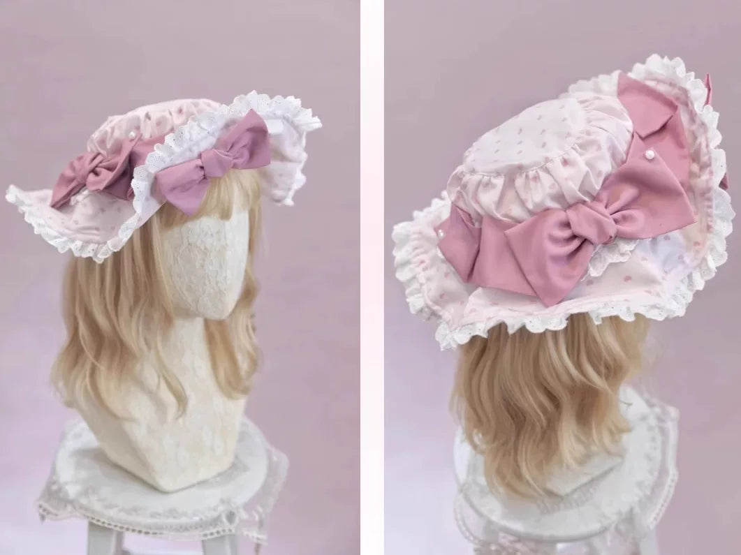 Berry Trap - Embroidered Sweet Lolita OP Dress, Polka Dot BNT Only S