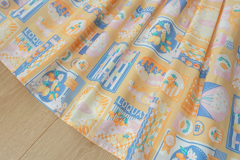 Miss Point~Daisy Lemon~Kawaii Lolita Lemon Print JSK Customized 21508:310820