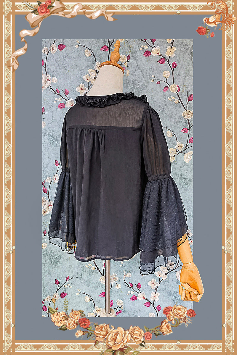 Infanta - Elegant Lolita Loose Blouse Lace Multicolor