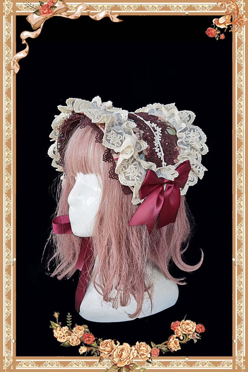 Infanta~Sweet Lolita Accessories Bonnet KC Socks Beret 37488:560936