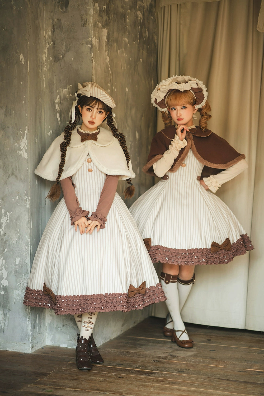 Miss Point - Classic Lolita JSK Customized Stripe Lolita Dress