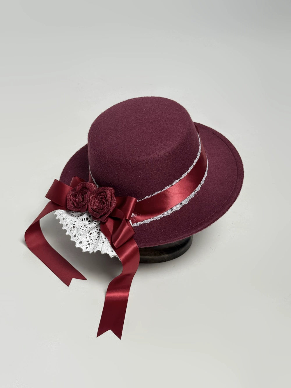LeMiroir - Winter Solstice - Elegant Lolita Hat, Detachable Collar, Handbag 44088:794371