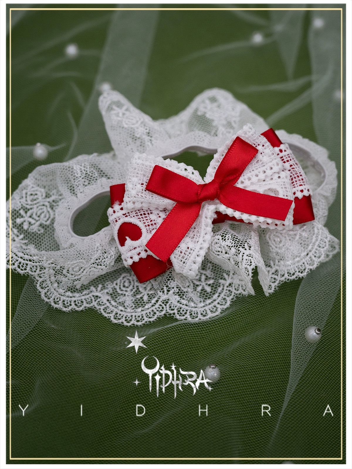 Yidhra~Christmas Lolita Pantyhose with Calf Lace Decoration 41496:702374