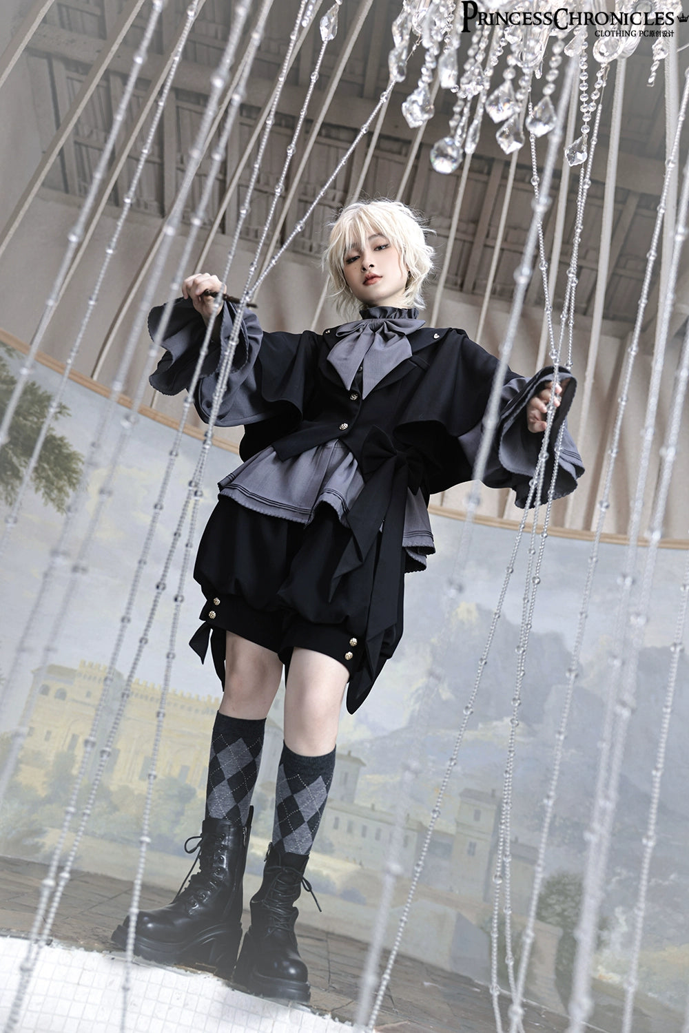 Princess Chronicles - Hunting Rabbit - Ouji Lolita Rabbit Ears Coat & Shirt Set