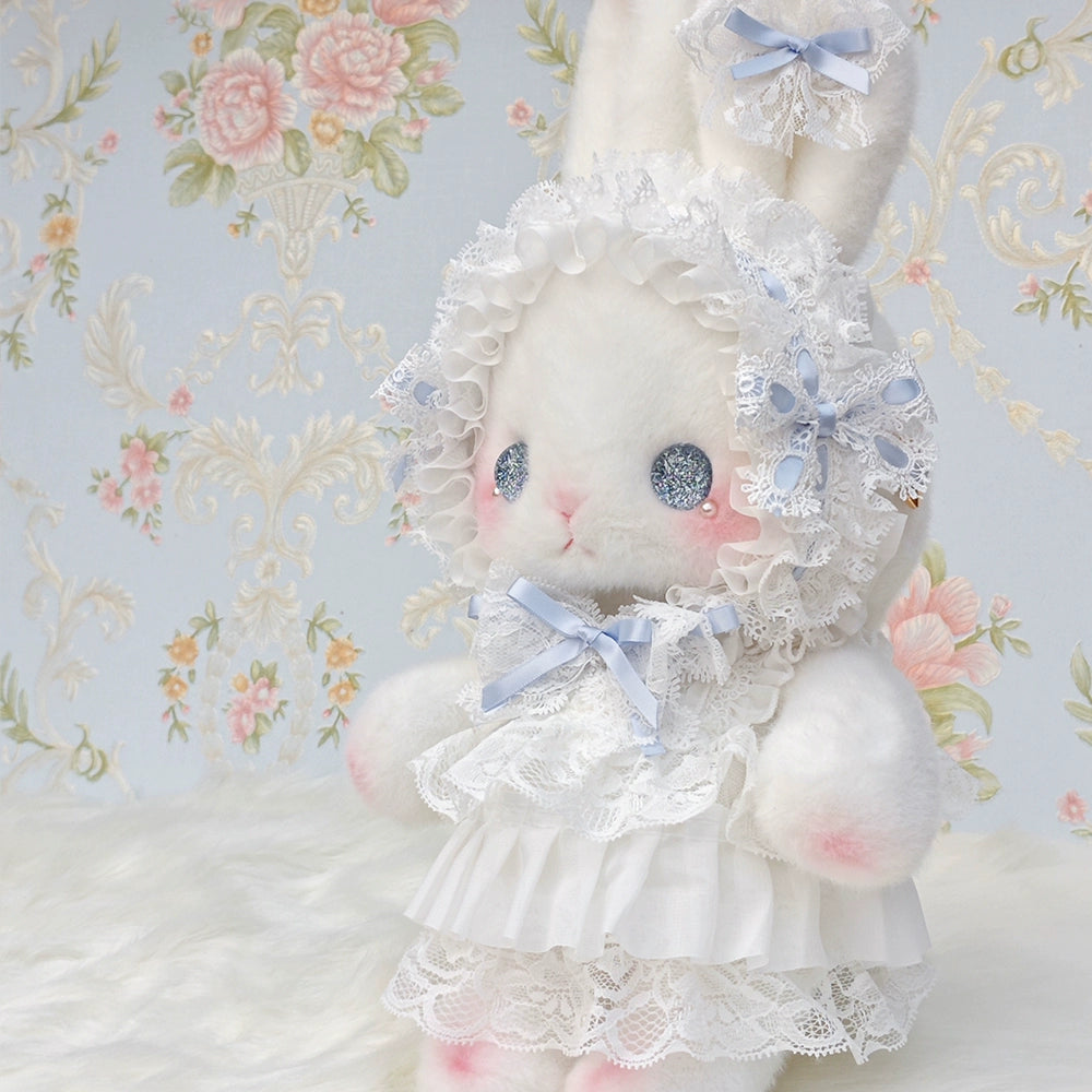 Bear Star - Posable Plush Bunny Lolita Bag, Detachable Pearl Chains