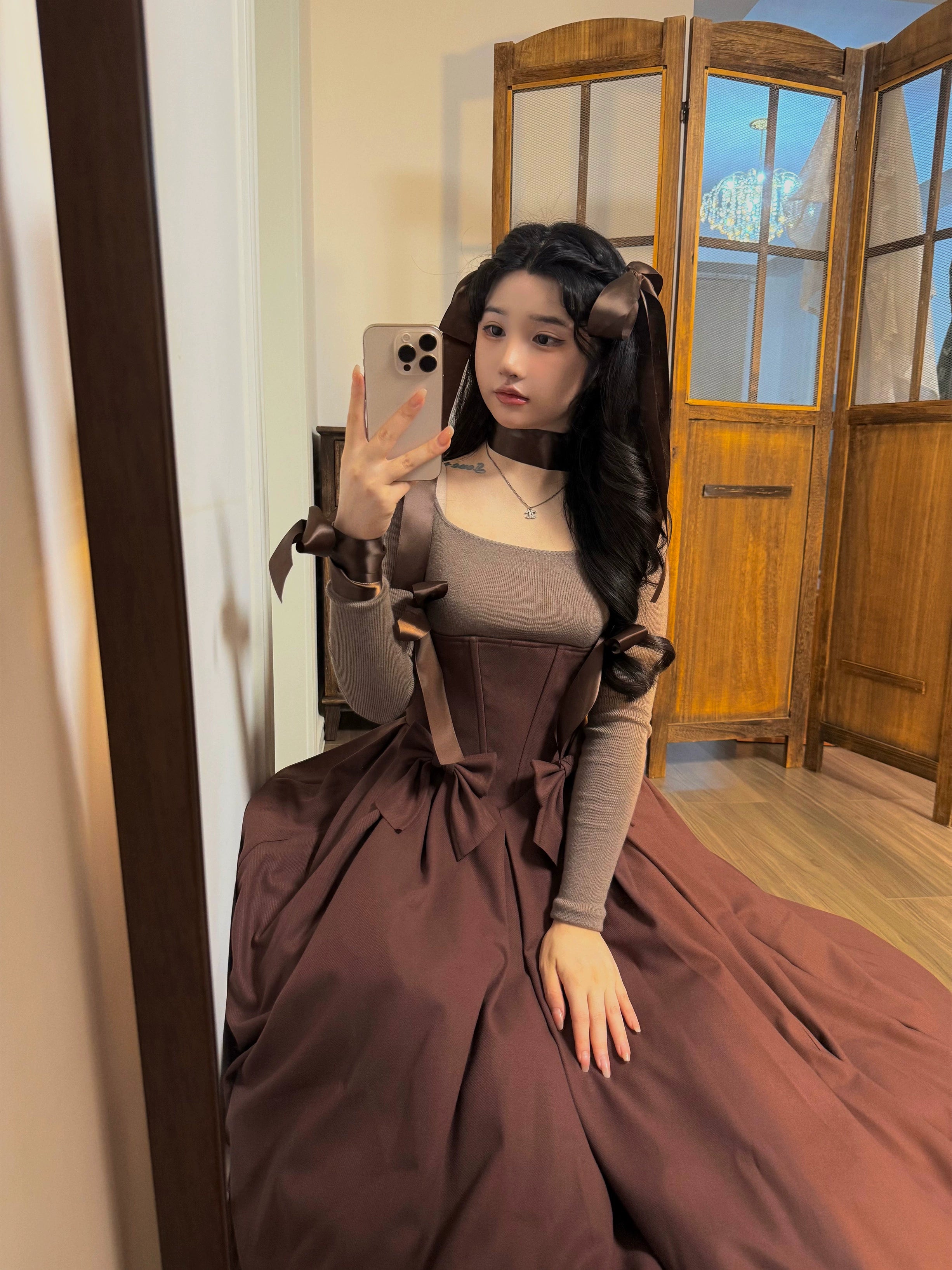 Sweet Wood~Classic Lolita Sweater Wool Lolita Inner wear