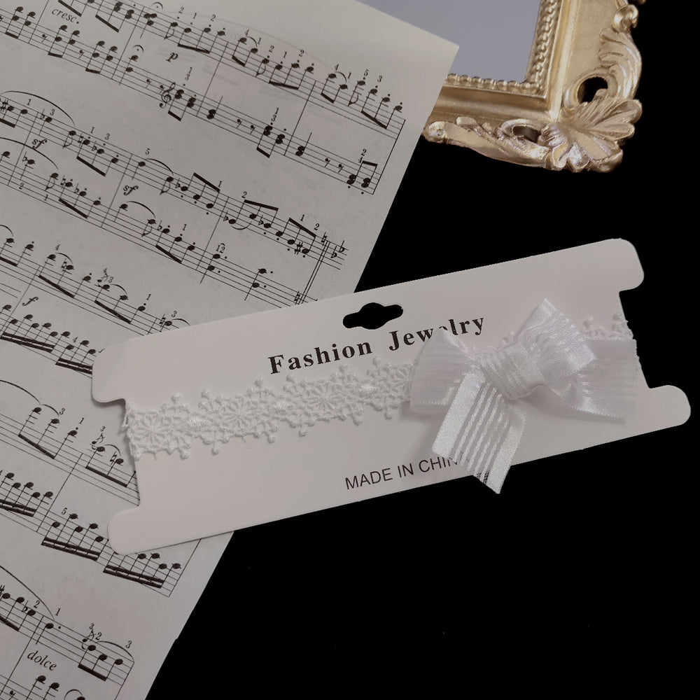 Princess Chronicles - Lanting Overture - Retro Elegant Lolita White Handmade Necklace