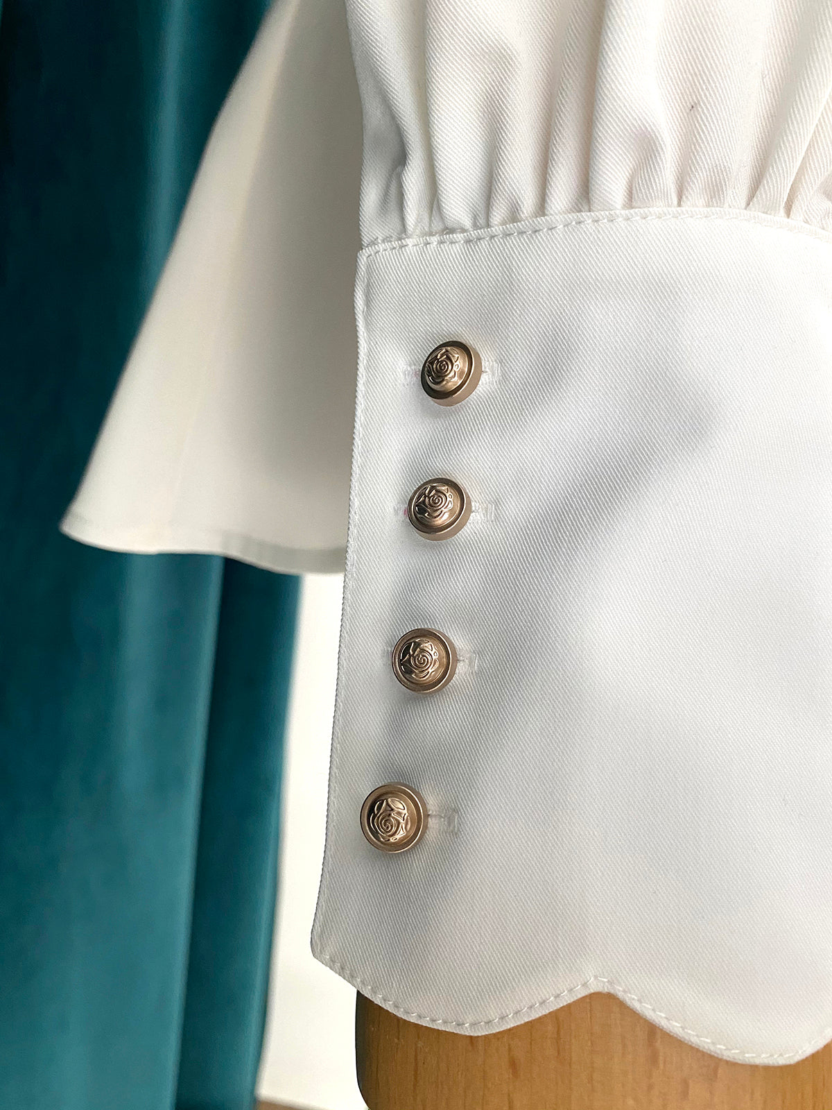 Little Dipper - Elegant Lolita Mutton Sleeve Stand Collar Blouse 19514:291362