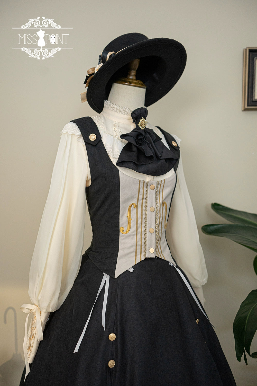 Miss Point~Golden Movement~Elegant Lolita Waistcost Short Vest Customized 32244:381012
