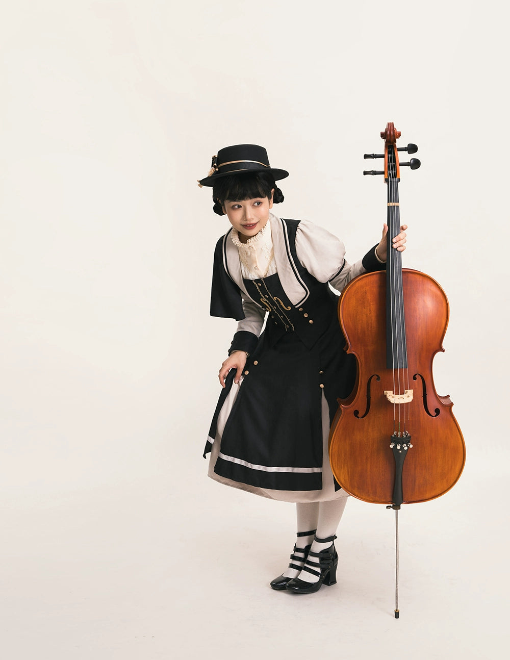 Miss Point~Golden Movement~Elegant Lolita Fishbone Skirt Customized 32242:381402