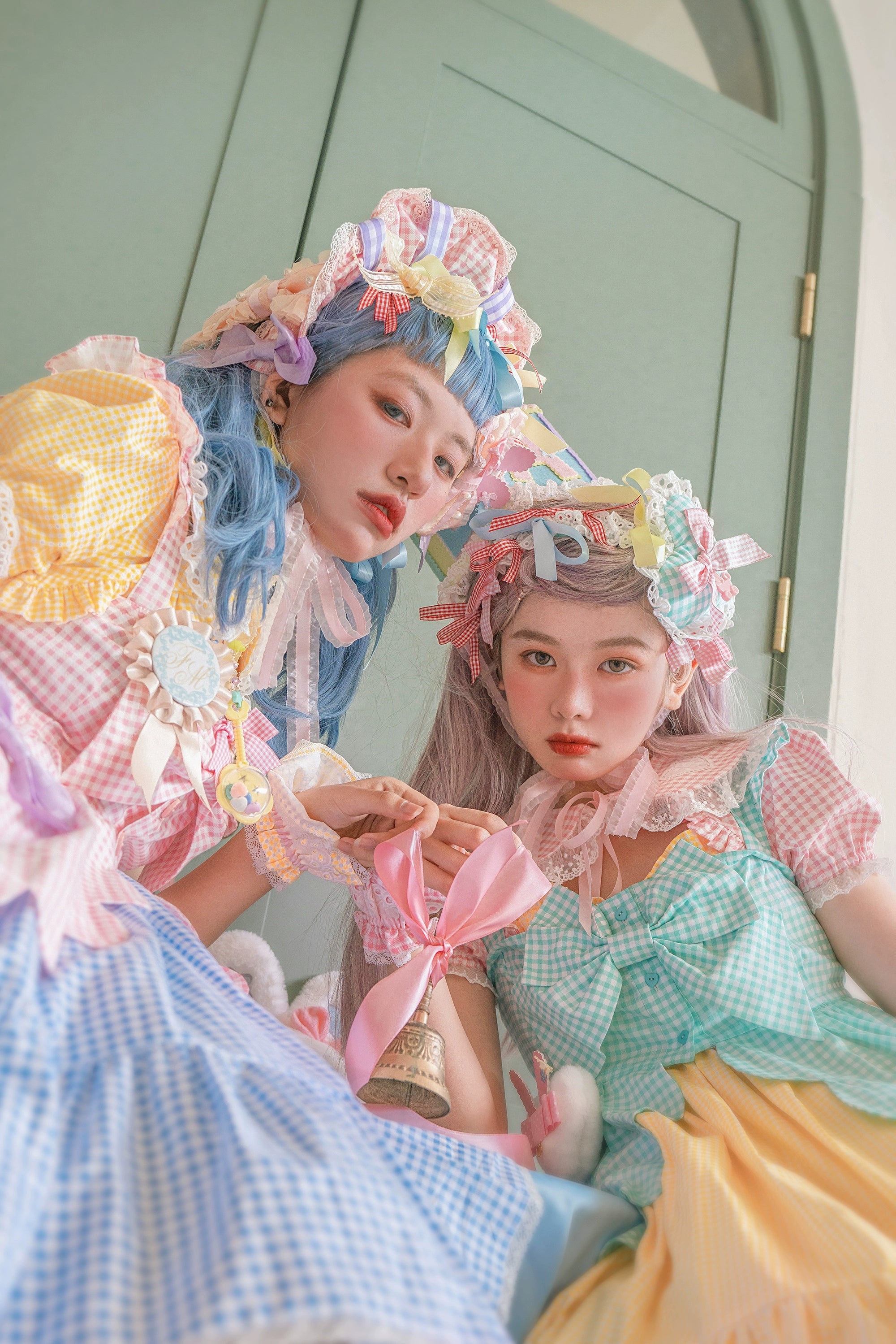 (BFM)Fluff Mollie~Bean Breakfast~Sweet Lolita Overskirt Daily Daily Petaled Skirt 33148:407554