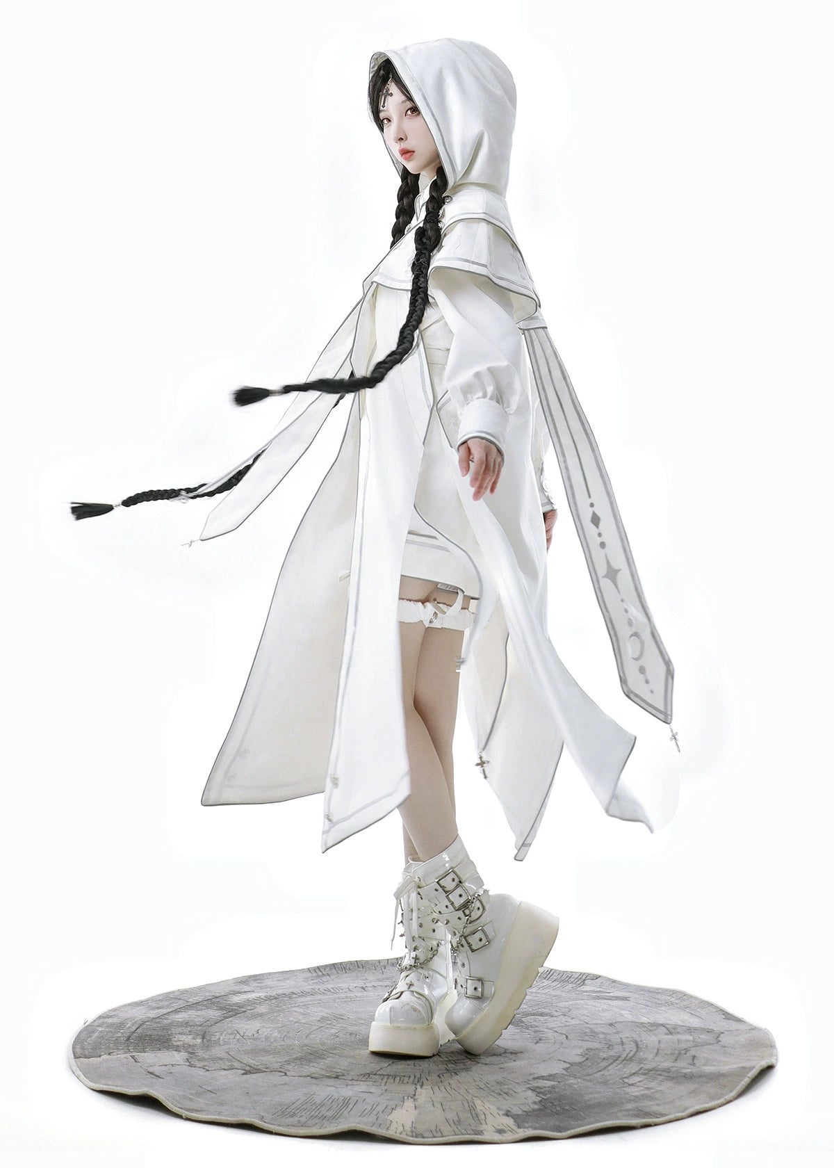 Cornfield Lolita - Bionic Dimension - Ouji Lolita Shorts Suit Punk Lolita Cape Set