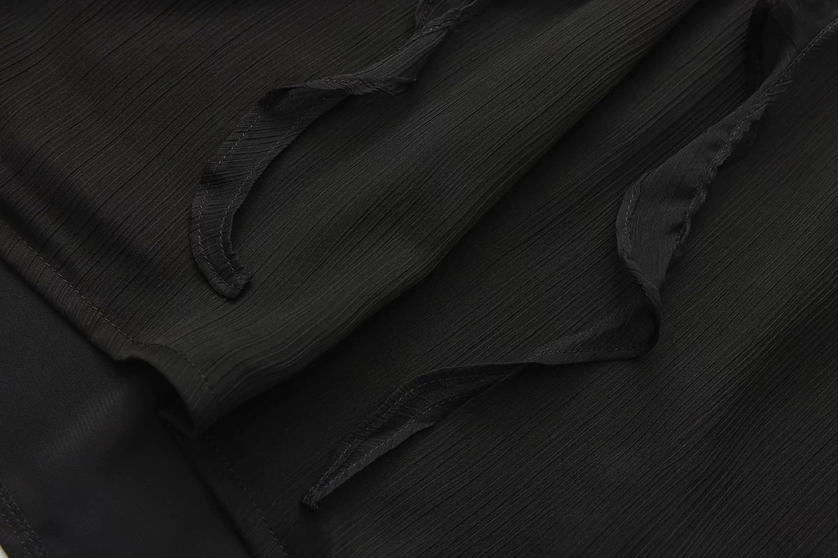 Eternal Treasure Voyage - Ouji Lolita Chiffon Blouse with Ruffles