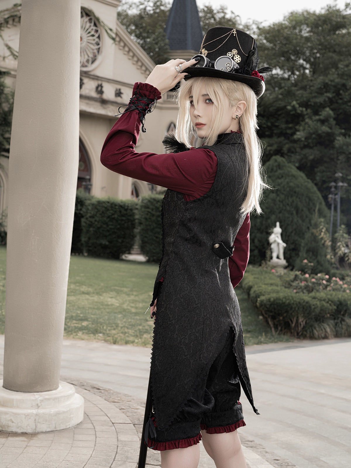 Luna Planetarium - Evil Fang - Gothic Lolita JSK Suit Ouji Lolita Shorts Suit