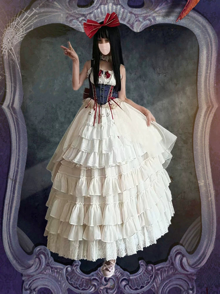 Teddy Bear - Wedding Lolita Petticoat Princess Underwear Extended Base Skirt