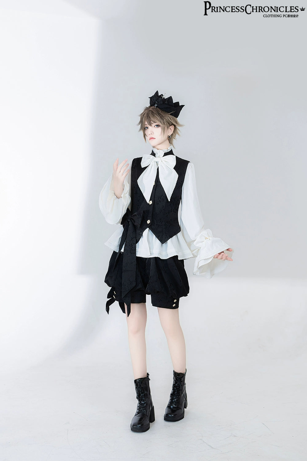 Princess Chronicles - Rabbit Hunt 2.0 - Ouji Lolita Retro Cool Prince Shirt