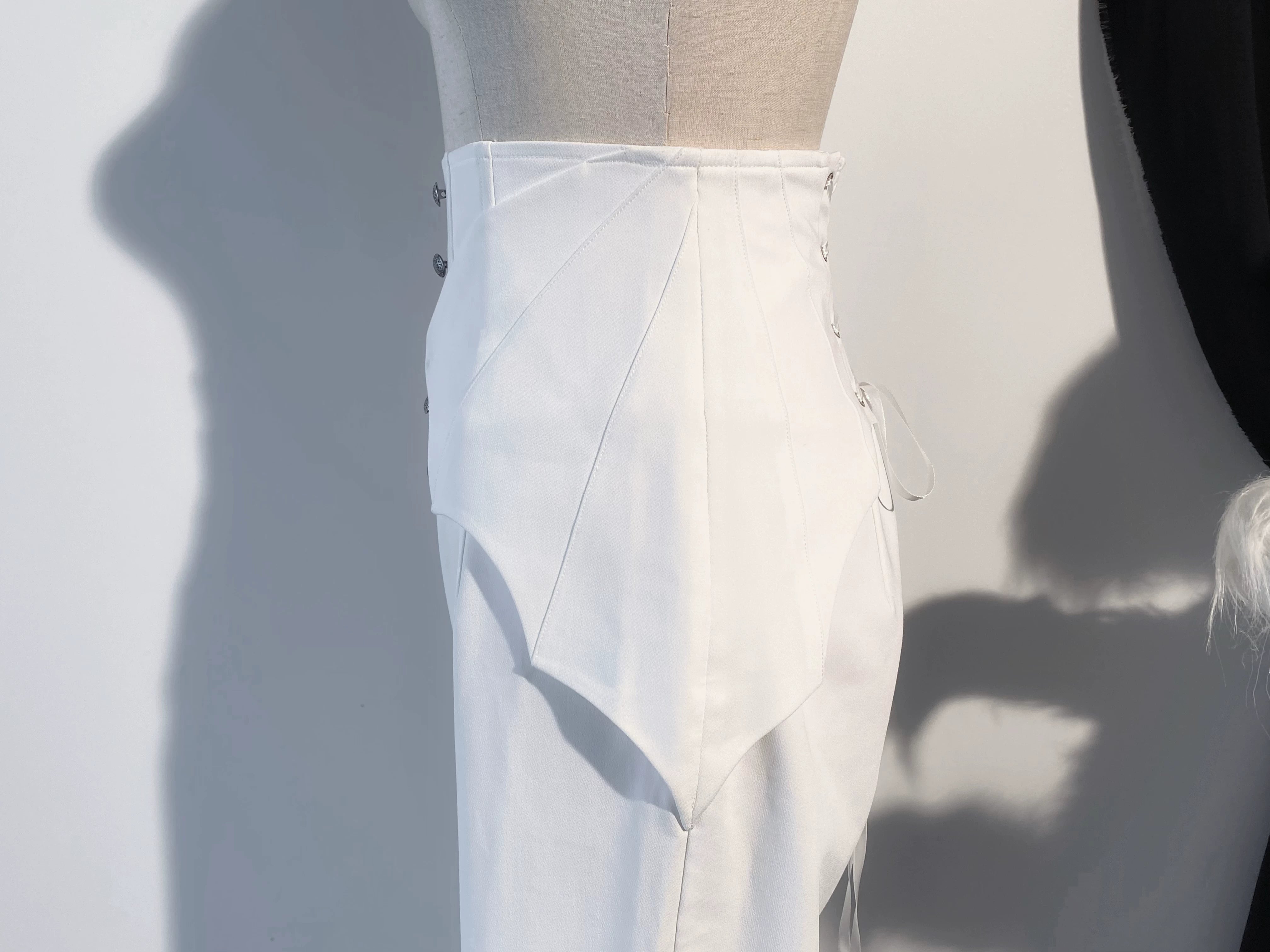 Earl of Drooping Wings - Ouji Lolita Flared Pants, Batwing Decoration 44550:812563