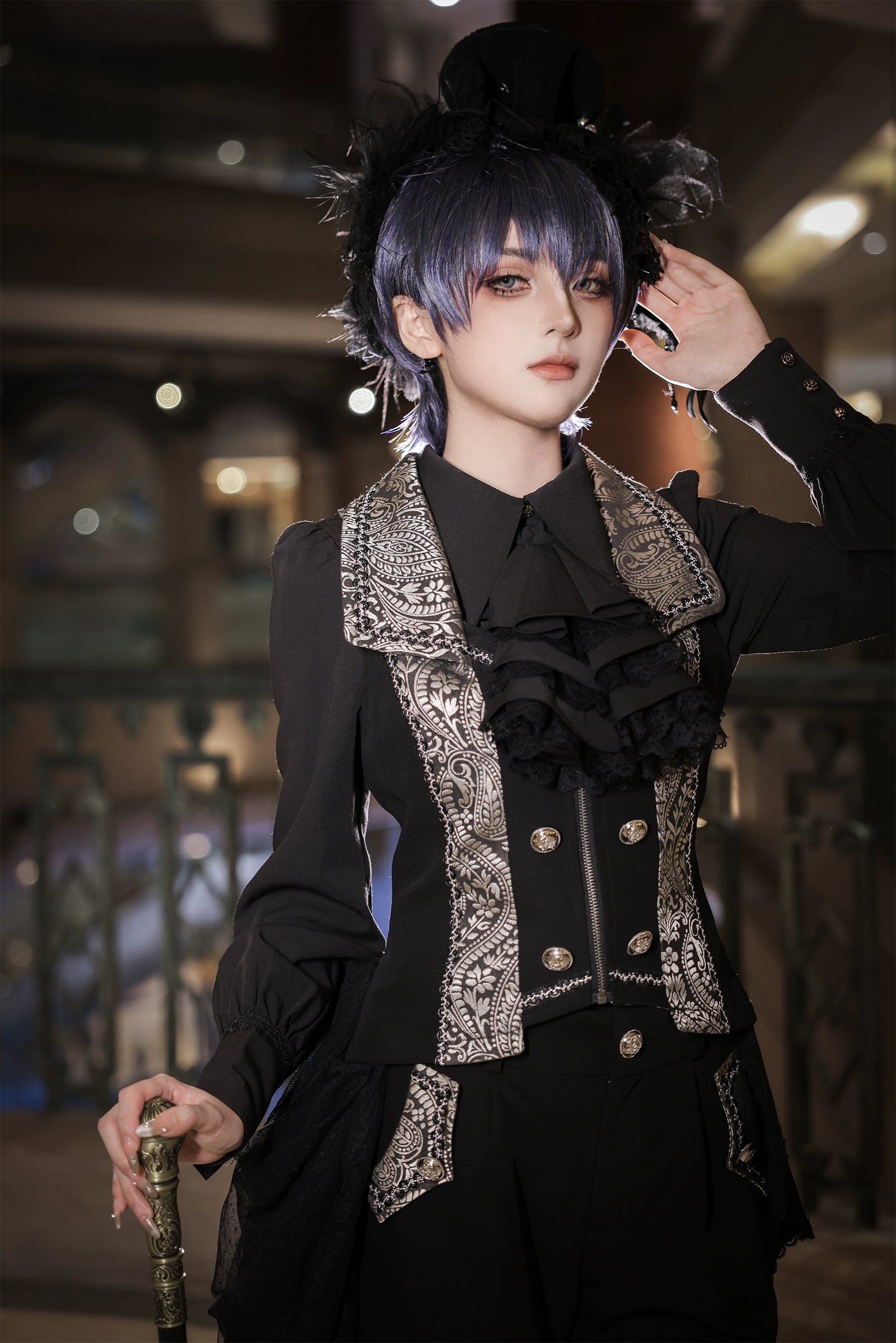 Oath of the Chapter - Ouji Lolita Suit Embroidered Prince Vest Shorts Coat 40532:661874