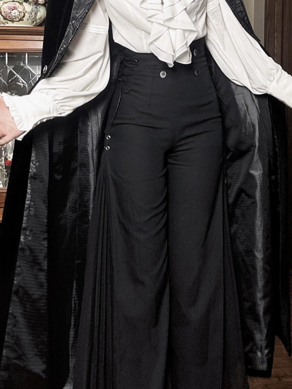 Galaxy Key - Knight's Paradox - Ouji Lolita Prince Pants Suit Gothic Lolita Long Coat