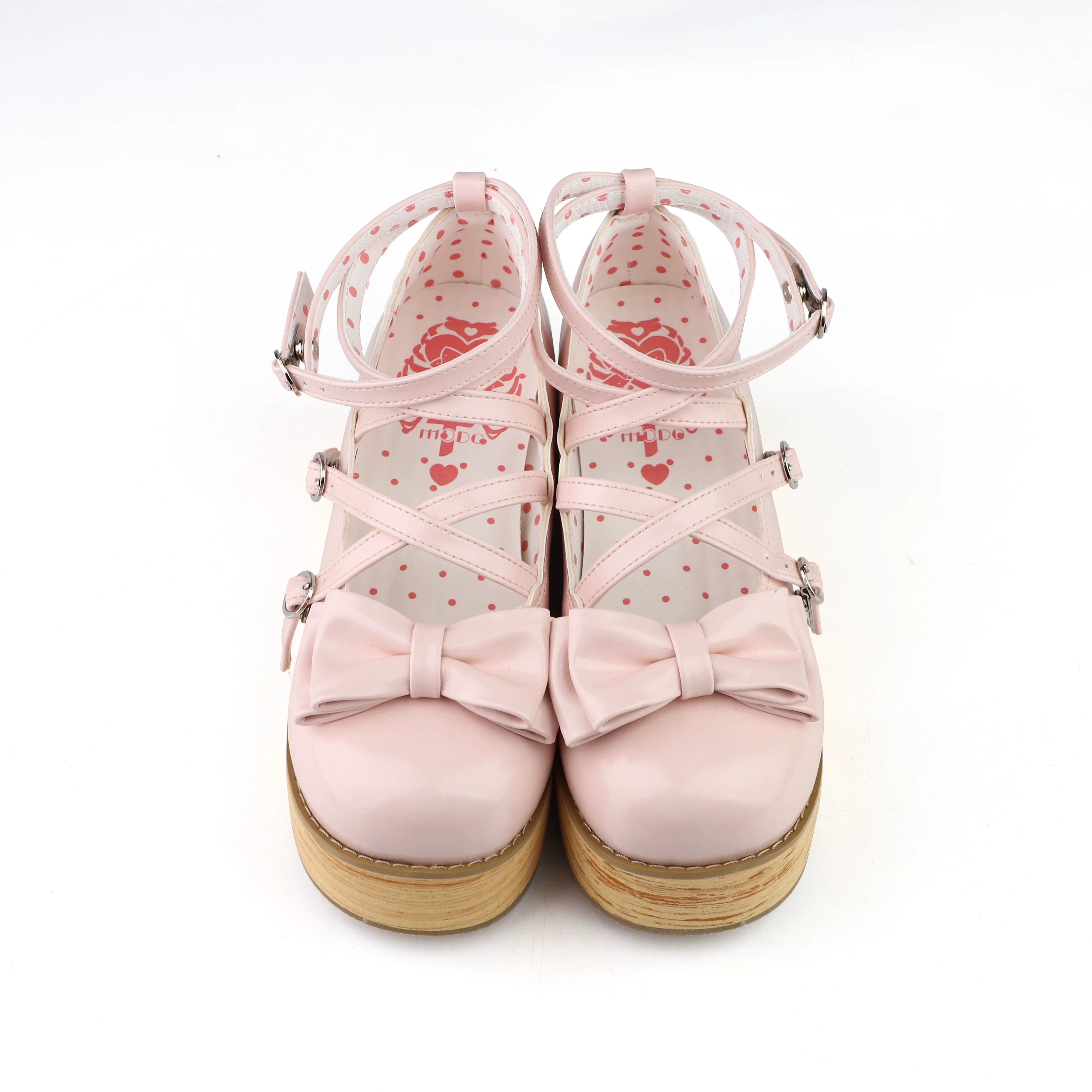 Puff Tata - Sweet Lolita Platform Shoes, Adjustable Straps (34 35 36 37 38 39 40 41) 44805:822556