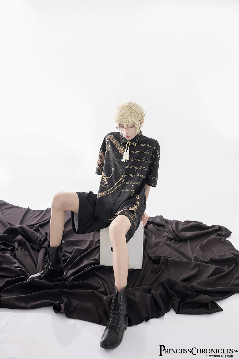 Princess Chronicles~Dark Fairy Tale~Ouji Lolita Casual Shorts Shirts 272:309404
