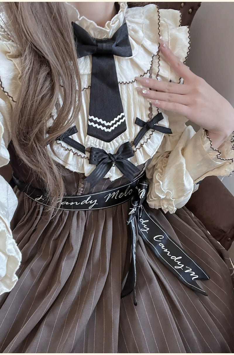 Buling Moon - Sweetheart Puppet - Retro Lolita OP Elegant Daily Lolita Dress