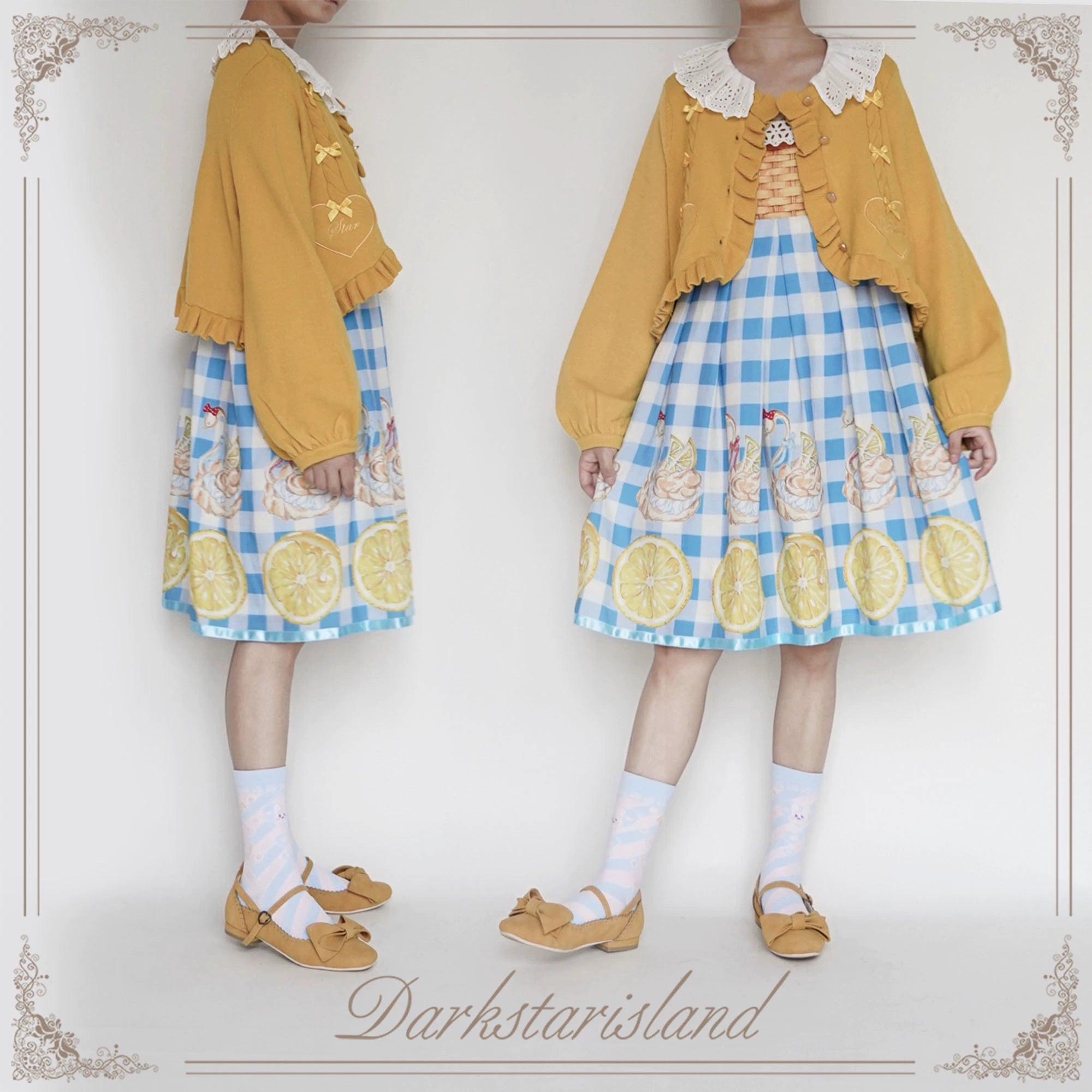 (BFM)Dark Star Island~Sugar Frost~Sweet Lolita Cardigan Knit Embroidered Sweater 34274:449514