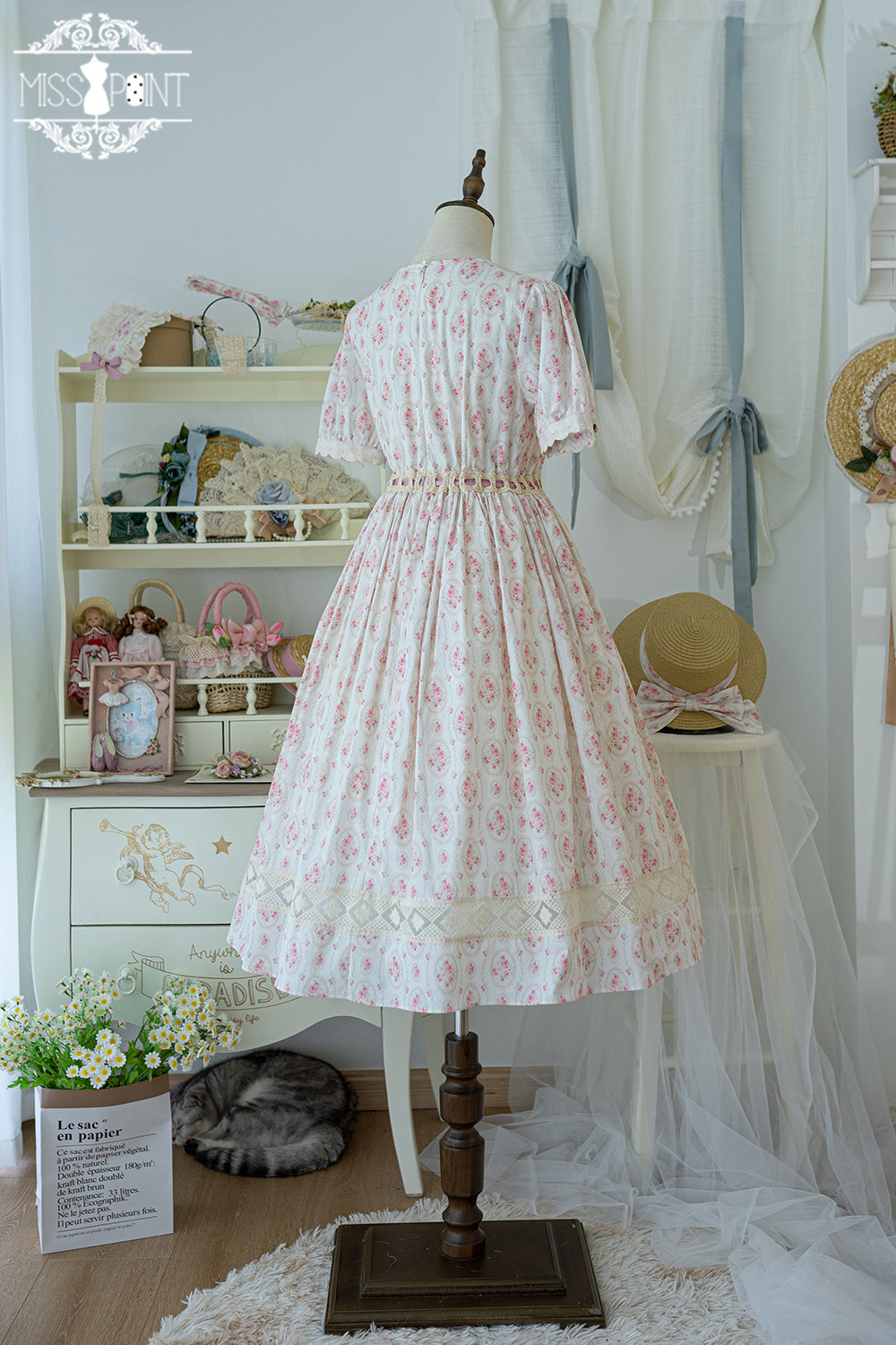 (Buyforme)Miss Point~Happy Summer Elegant Lolita Floral OP Dress