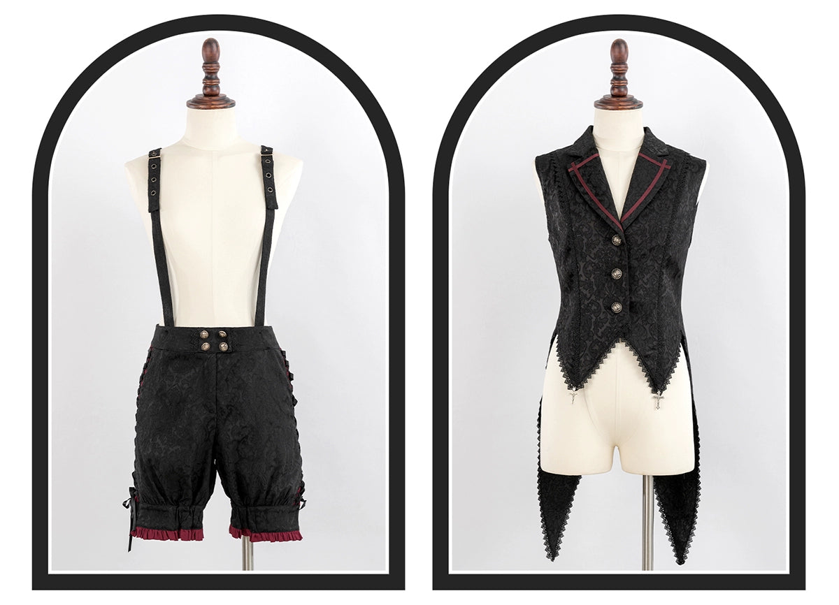 (BFM)Luna Planetarium~Evil Fang~Gothic Lolita JSK Suit Ouji Lolita Shorts Suit 36838:531800