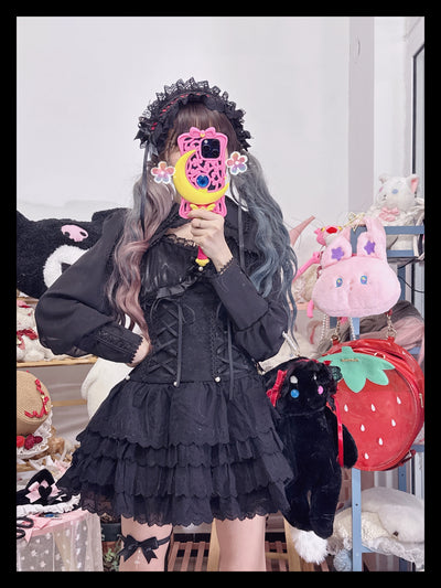 Chestnut Lolita~Gothic Lolita accessory Handmade Hairband   