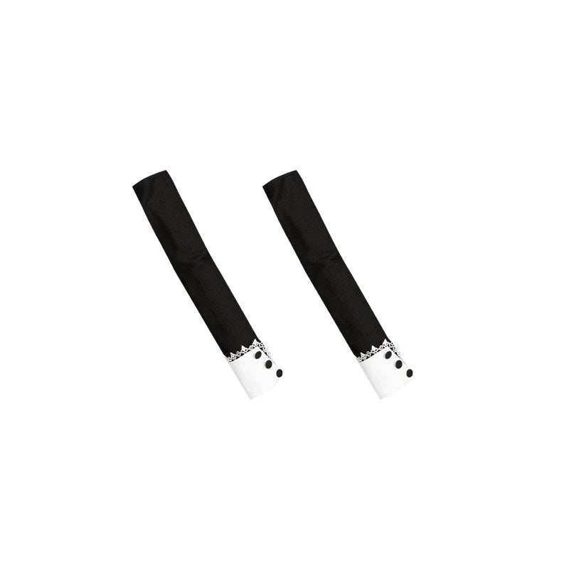 Nihil - Gothic Nun Lolita OP Dress, Irregular Hem Cape (L M S) 44717:819759