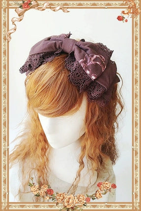 Infanta~Sweet Lolita Accessories Bonnet KC Socks Beret Doll Room Coffee Color KC 37488:560990