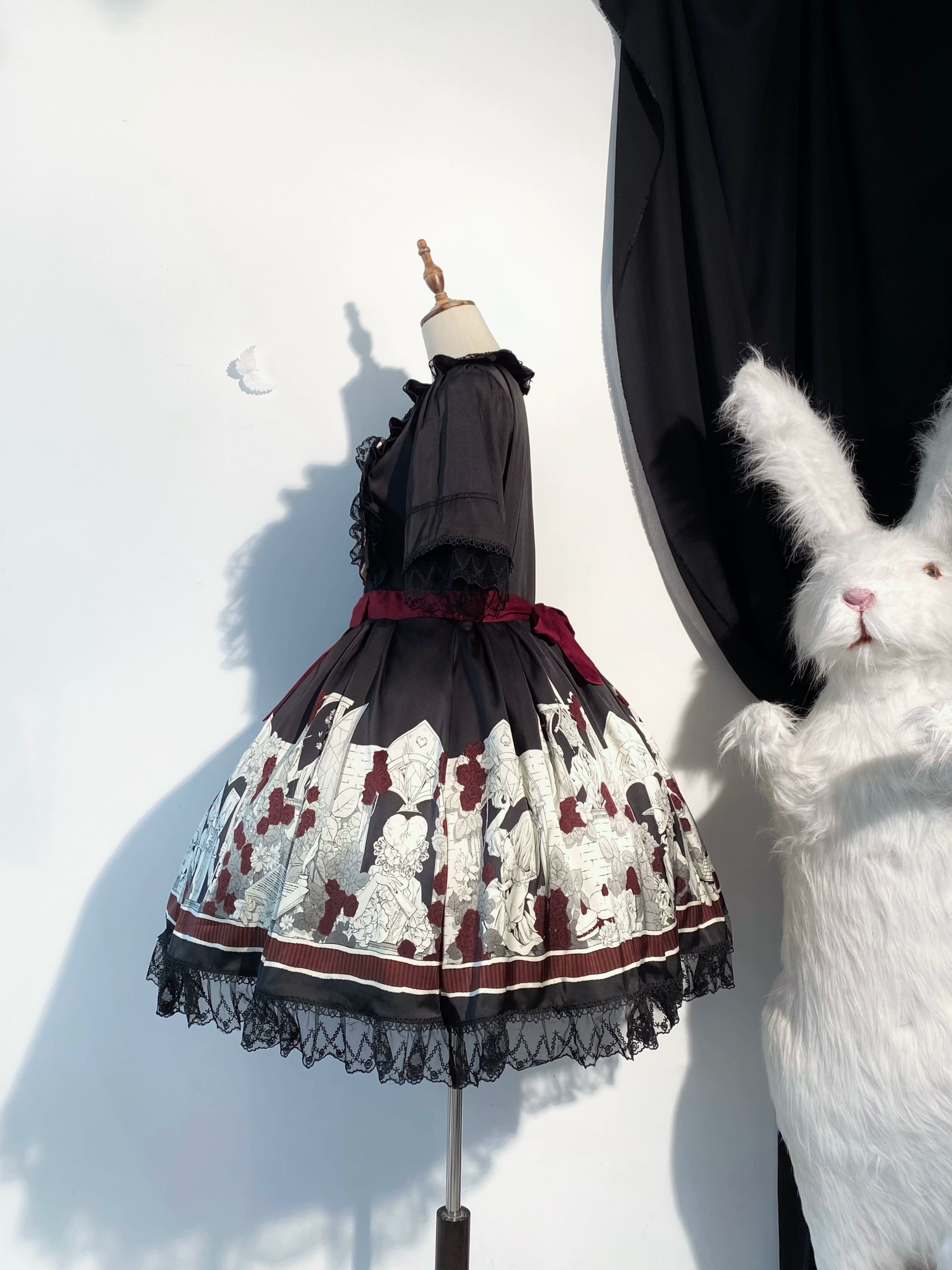 Caged Bird Hotel~Alice~Kawaii Lolita Dress OP Dress Sleepwear 38124:580292