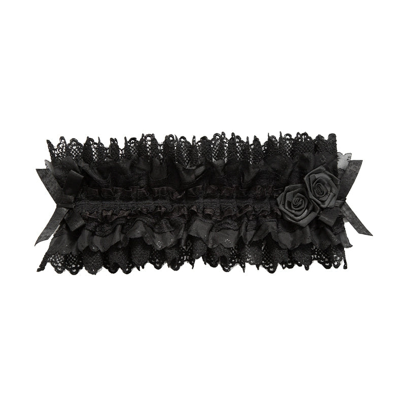 With PUJI - Letter and Poetry · Twilight - Black Gothic Lolita Skirt Set, Witch-Inspired 43525:778384