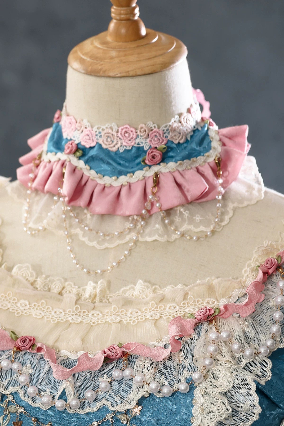 Antique Cake - Vintage Lolita Accessories, Flower Accent 44487:810270