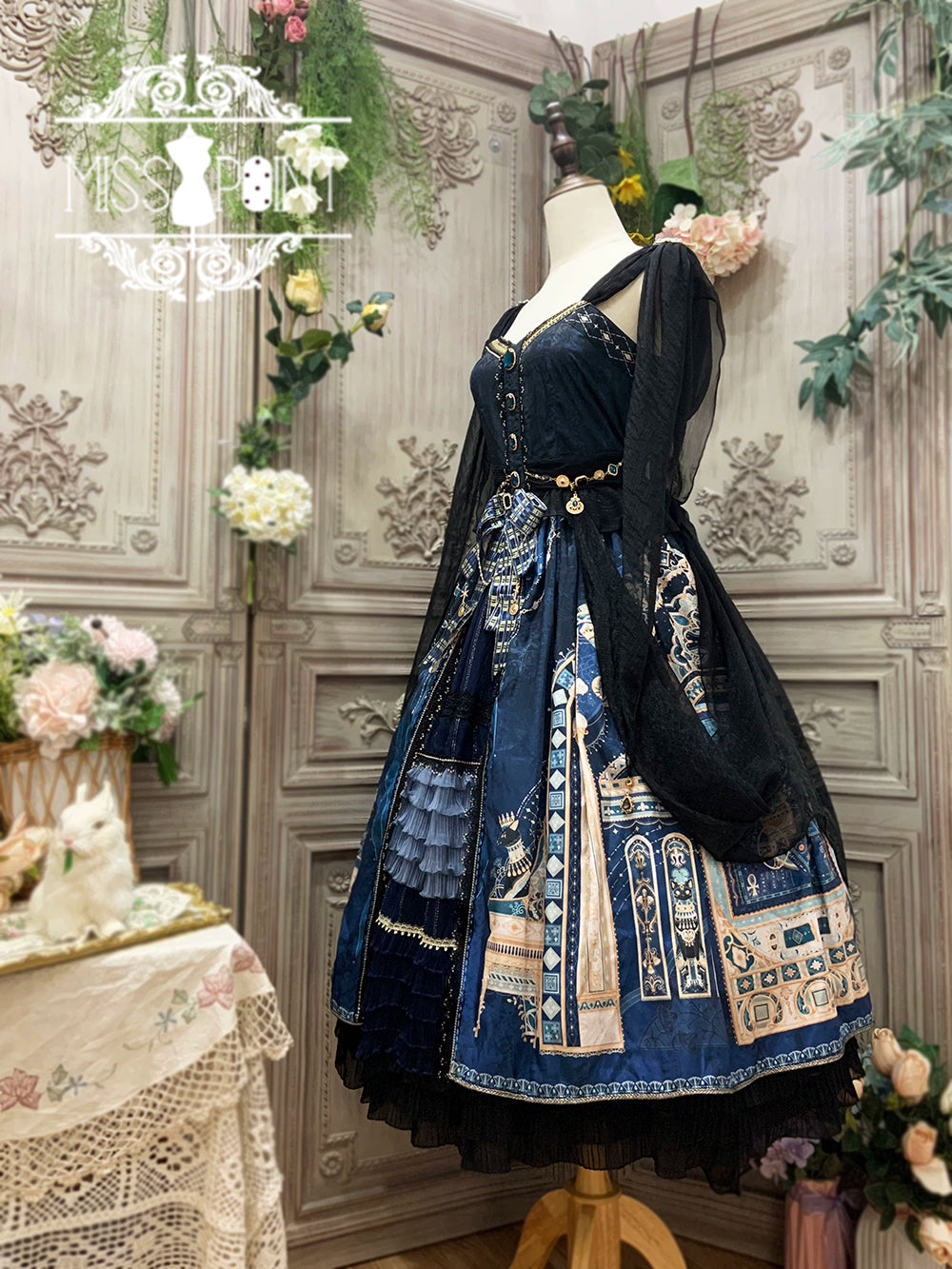 Miss Point~Dusk Best~Egyptian Lolita Dress Set Gorgeous JSK 38348:585796