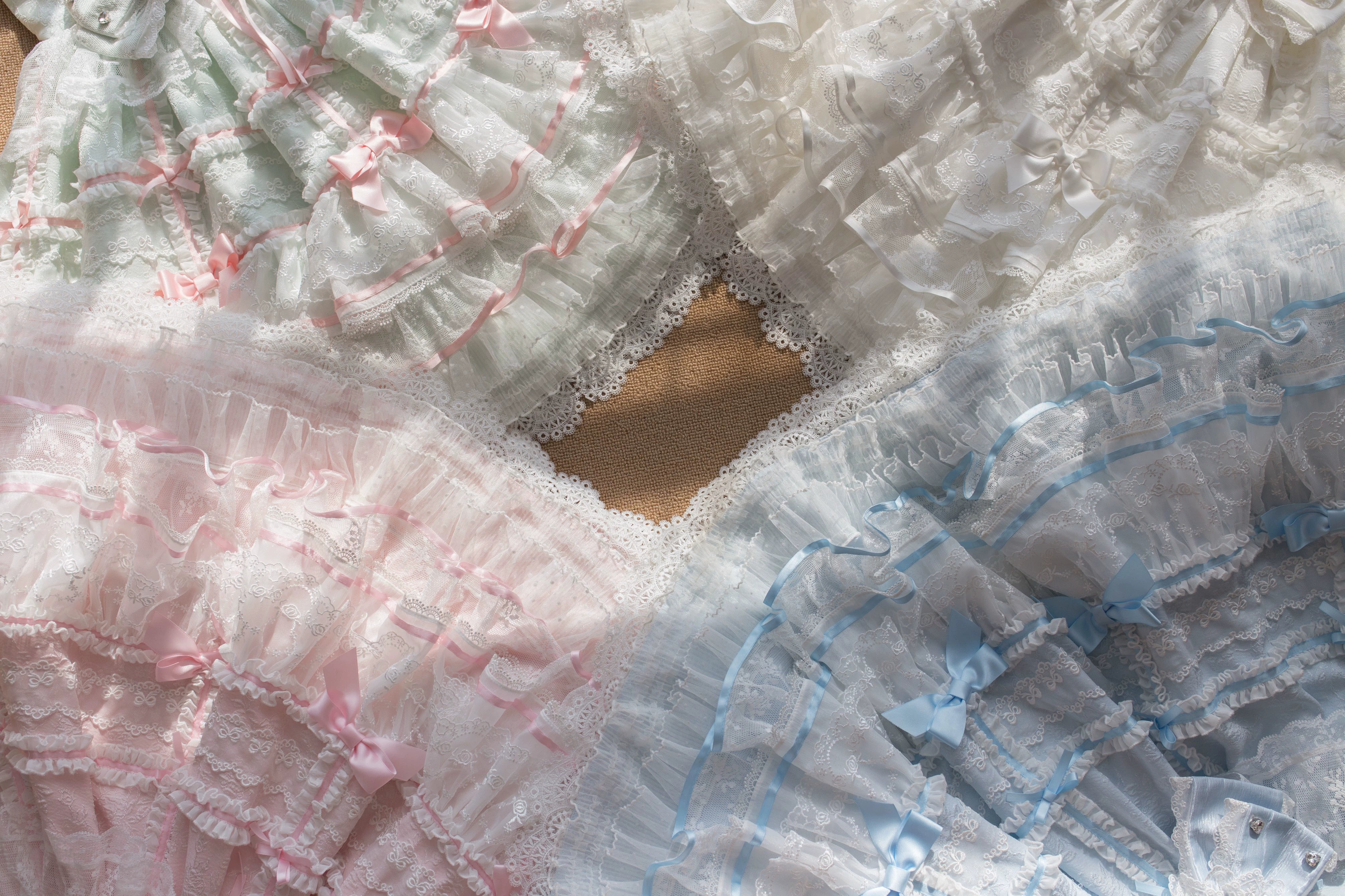 Flower Banquet - Wishing Star - Sweet Wedding Lolita JSK Bridal Lolita Dress 41860:716230