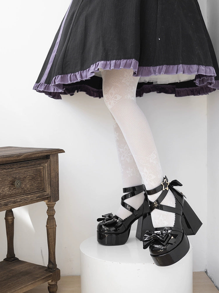 Beauty Bunny~Star Prayer~Kawaii Lolita Shoes Round Toe Summer Heels 32706:446738