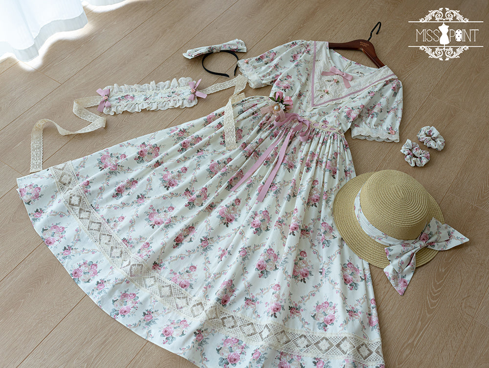 (Buyforme)Miss Point~Happy Summer Elegant Lolita Floral OP Dress 17704:244768