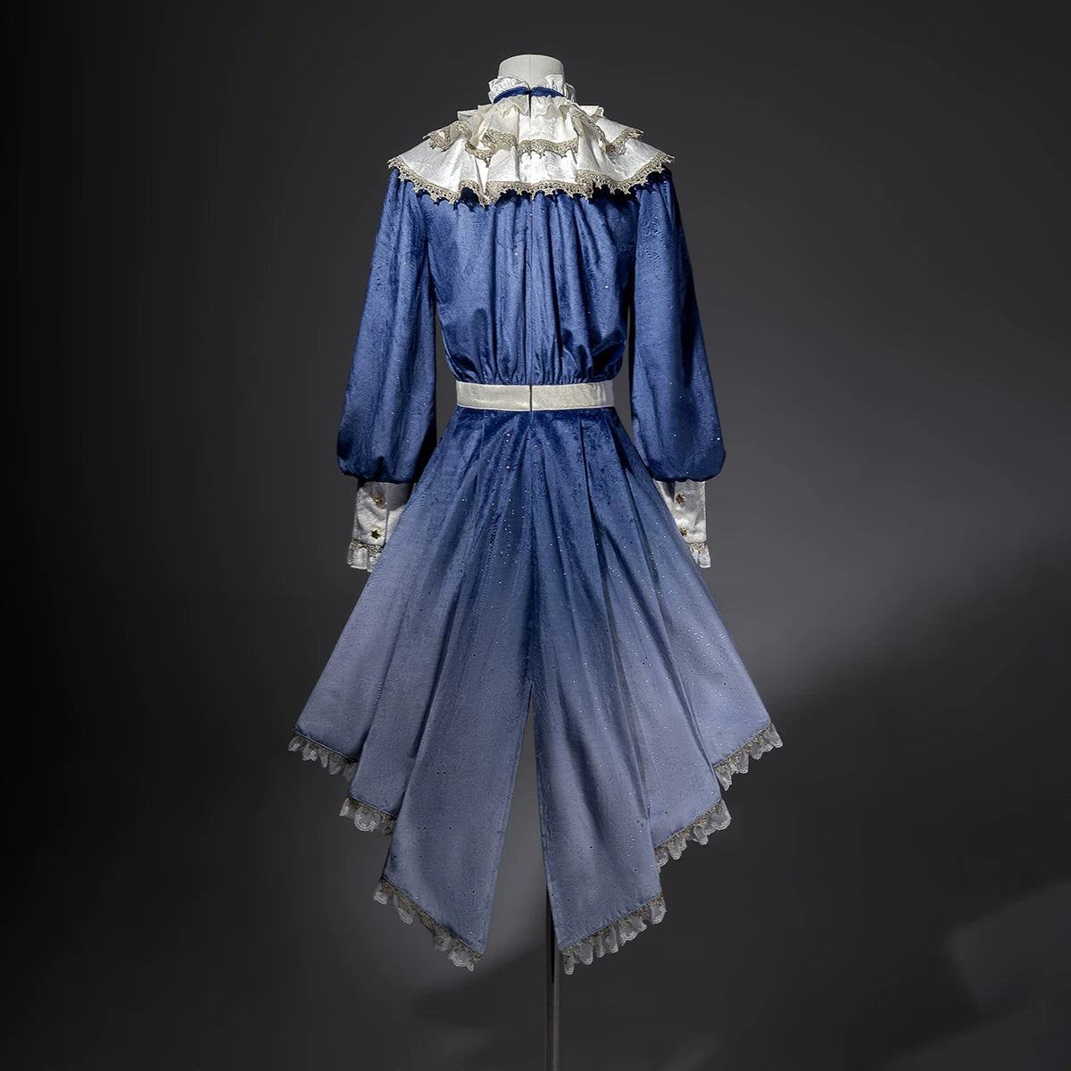 Dream Cloud - Ouji Lolita High-Low Tailcoat, Puffy Lantern Shorts 44443:809151