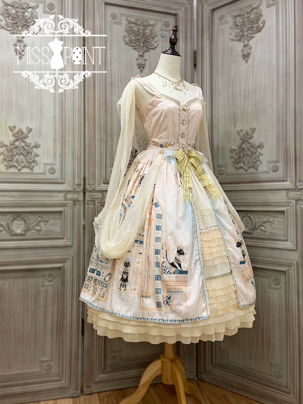Miss Point~Dusk Best~Egyptian Lolita Dress Set Gorgeous JSK 38348:585910
